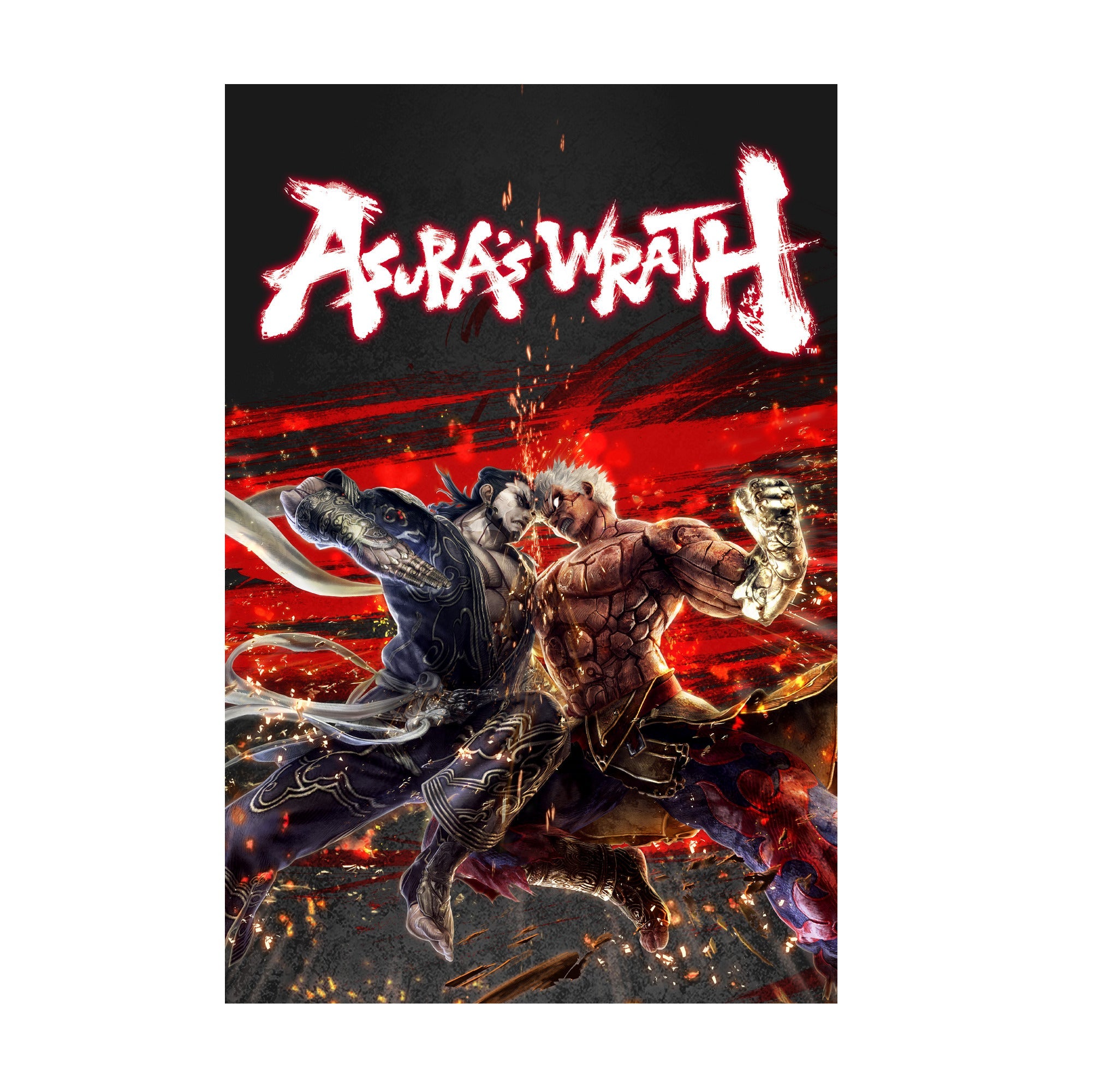 Asura's Wrath Yasha vs Asura art print